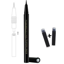 Новая жидкая подводка для глаз водостойкая гелевая подводка для век макияж ручка косметический черный длинный стоящий карандаш