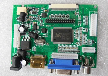 Универсальный HDMI VGA 2AV 50PIN ttl LVDS плата контроллера Модуль монитор Комплект для Raspberry PI lcd AT070TN92 tn90 94 панель