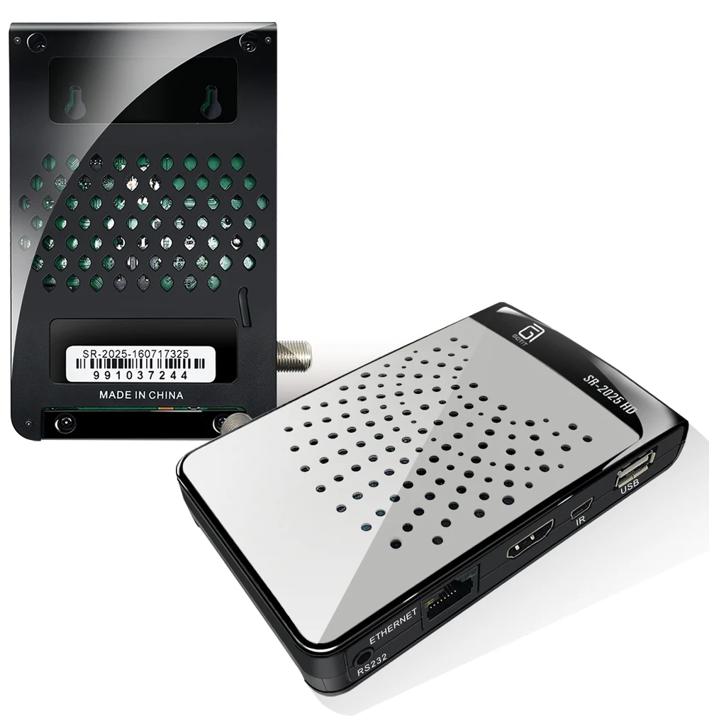 Мини DVB S2 SR2025HD Sunplus1507 чипсет H.265 спутниковый рецептор ванильный французский