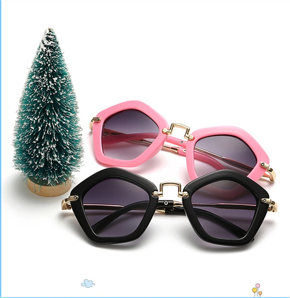 RHAMAI Kids Sunglasses 2019 Brand Trendy Polygon Children Boys Girls Sun Glasses Sun Shades Baby Glasses Eyeglasses Goggles (2)