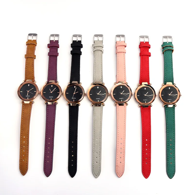 Montre Femme MNWT модные женские часы простые Роскошные Кварцевые кожаные повседневные