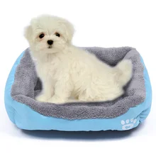 Большой теплый лежак для собаки мягкий материал согревающий собачий домик яркие квадратные домик для кошек зимнее гнездо питомник продукт для домашних животных