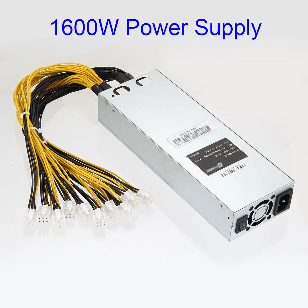 

New 1600W APW3 Mining Machine Power Supply for Antminer Miner S9 S7 L3+ D3