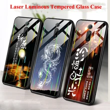 Laser Lu mi nous для Xiaomi mi 9T Pro 9T 9 Lite CC9 CC9E 6X A2 A3 Red mi K20 Note 8 7 глянцевый ударопрочный чехол из закаленного стекла
