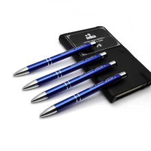 Логотип компании идеи подарков лазерной гравировкой металлические ручки настроены с ваш текст и веб-url и контакты