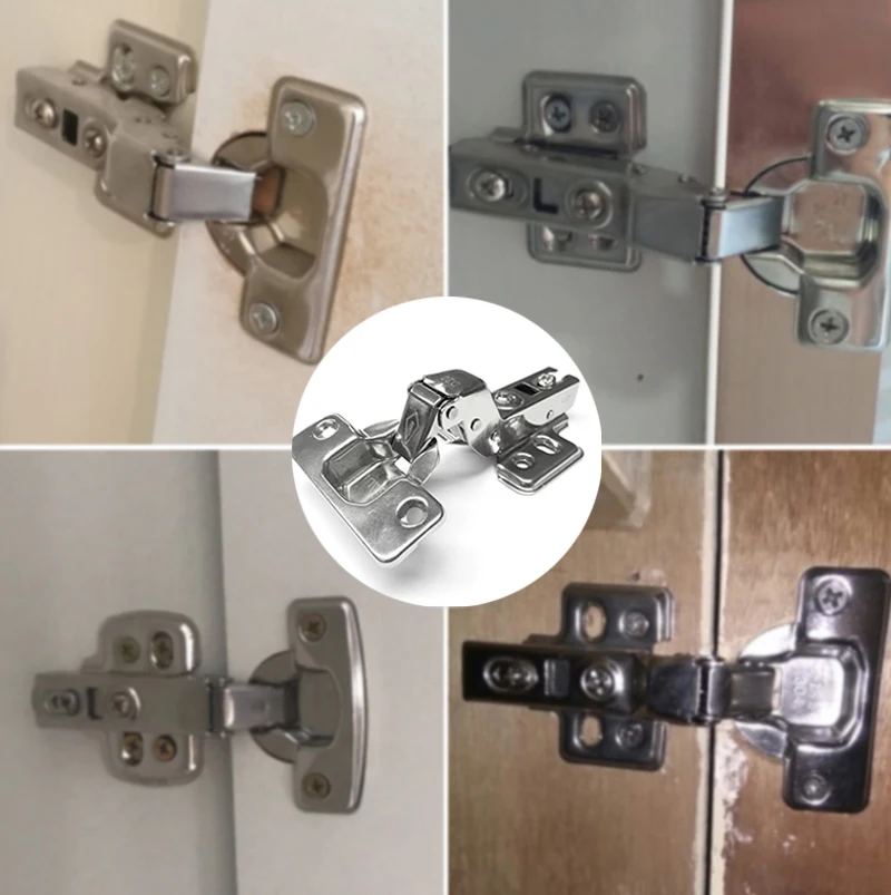Furniture Hinge Series Stainless Steel Door Hydraulic Hinges Damper Buffer Soft Close For Cabinet Cupboard Furniture Hardware