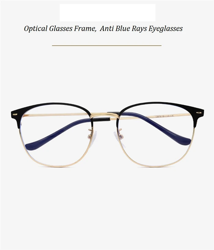 Новейшие металлические 1,56 асферические линзы, очки по рецепту для женщин и мужчин, ультралегкие ретро очки для близорукости-0,5-1,0-1,5 до-4