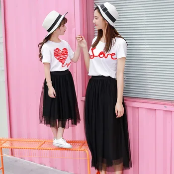 

Mom And Daughter Matching Clothes Mother Daughter dresses Clothes new mommy and me mom daughter Family Look Clothes sets