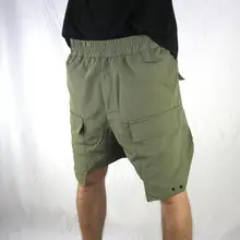 Летние мужские большие Боковые карманные повседневные шорты хип-хоп спортивные шорты мужские модные тактические шорты Свободные Карманы Шорты