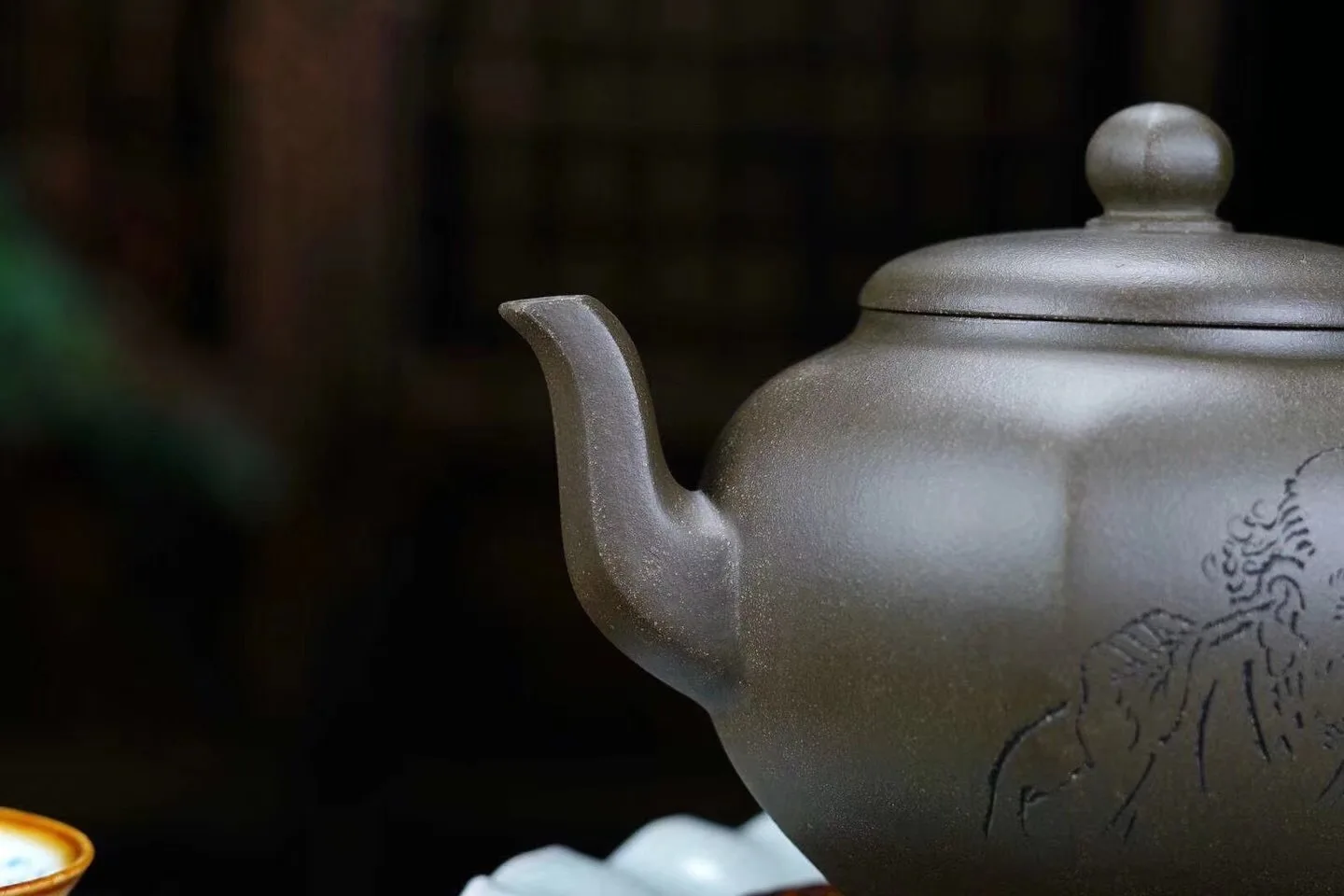 Керамический чайник НЕОБРАБОТАННАЯ руда зеленая грязь Six Fang luo han чайный кунг-фу онлайн Путешествия Чайный набор подарок Настой чайника оптом
