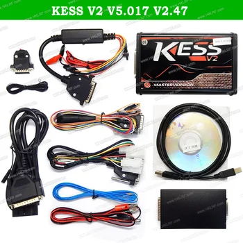 

KESS V2 V5.017 V2.47 KTAG 7.020 V2.23 ECU Programmer Red PCB EURO Online Version OBD2 Manager Tuning Kit Programmer