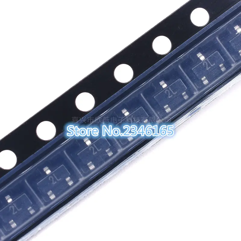 100 шт. 2N5401 2L MMBT5401 SOT23 3 биполярные транзисторы BJT PNP новые и оригинальные|Реле| |