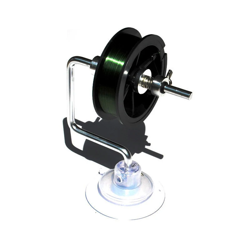 Fishing Line Loading Tool Dispenser Rewinder with Vacuum Sticker