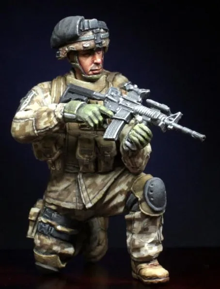

1/35 scale modern military tactics posture miniatures Resin Model Kit figure Free Shipping