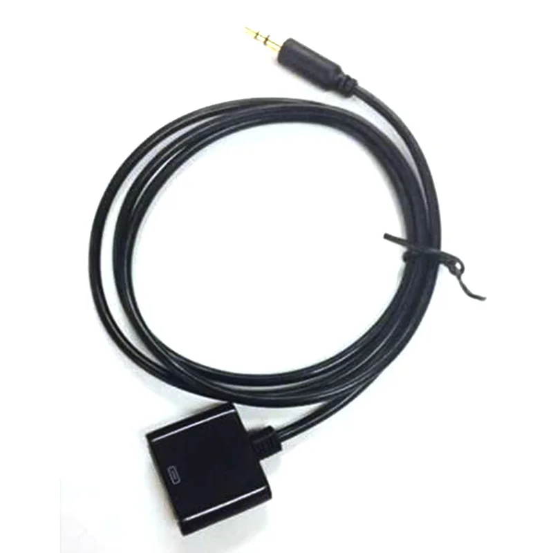 

1pcs AUX 3.5mm Male To 30-pin Female For iPod iPhone Dock Adapter Cable Black S0N86 P0.11