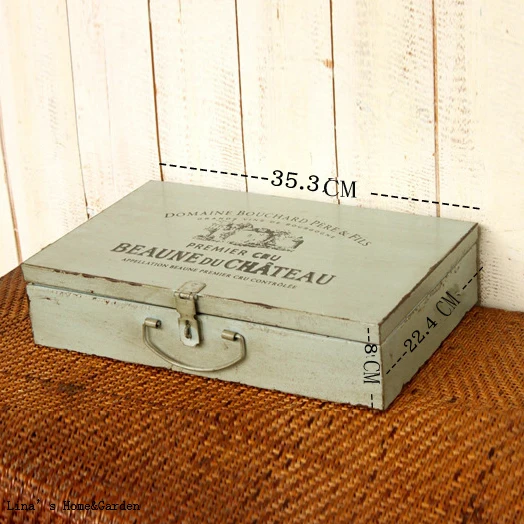 Decorative Lidded Storage Boxes Interesting Zinc Lidded Eco Painting Decoration American Retro Vintage Desktop Decorating Inspiration Decorative Lidded Storage Boxes Enchanting Zinc Lidded Eco Painting Decoration American Retro Vintage Desktop Review