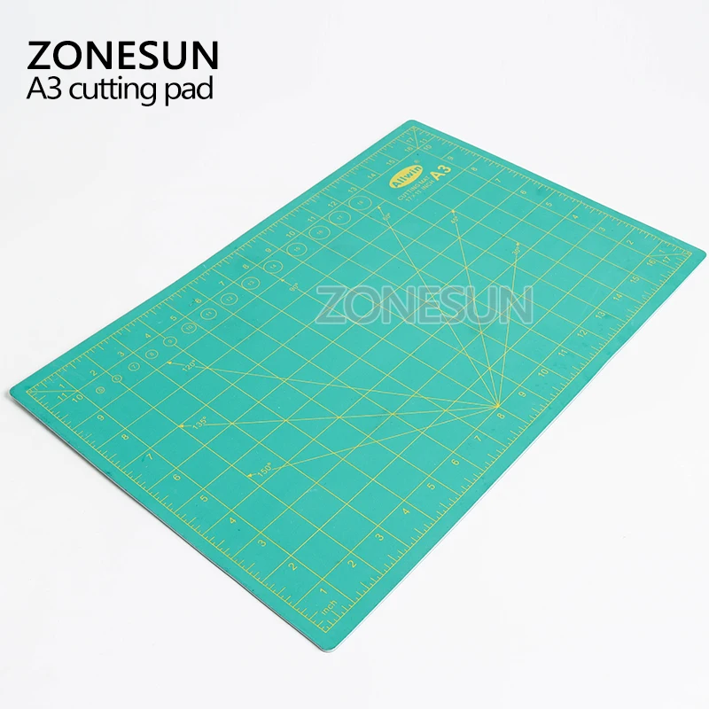 Двусторонний самовосстанавливающийся коврик для резки ZONESUN A3 из ПВХ доска