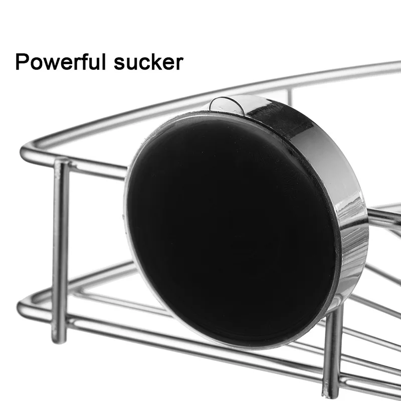 Крепкая присоска, стеллаж для хранения в ванной, угловая полка, Сортировочная стойка, Настенная Корзина для шампуня и лосьона