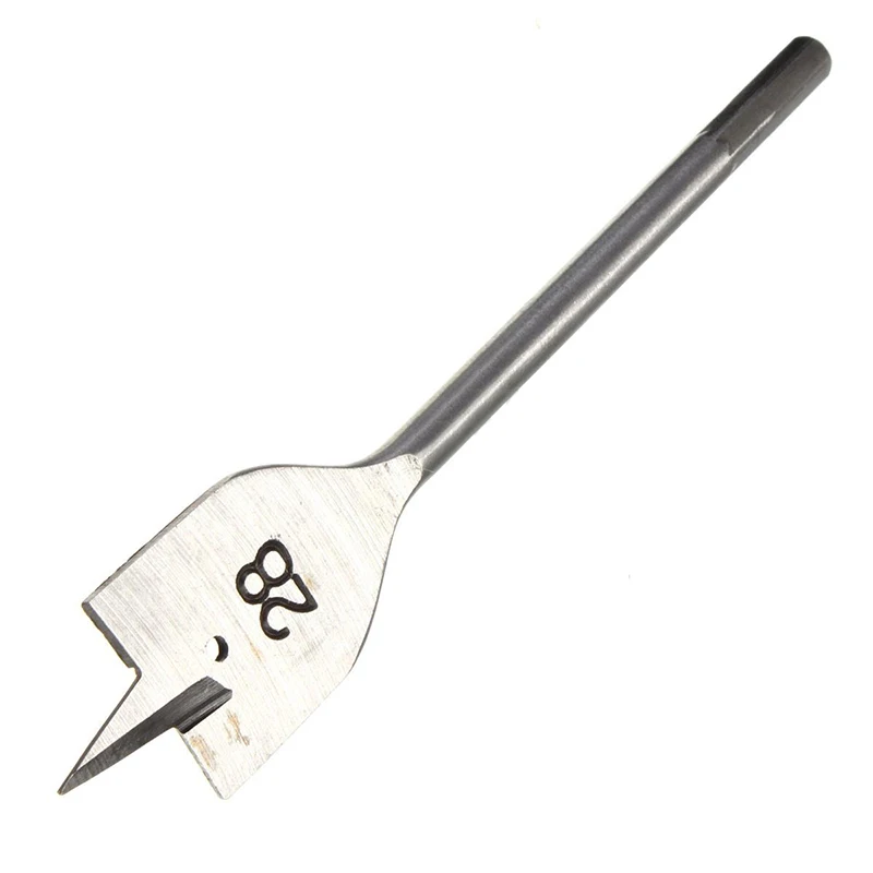1Pc 11-38mm Machine Flat Wood Drill Bit Tool 155mm Length Flat Spade Hex Shank