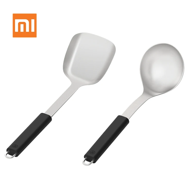 

Xiaomi Youpin Stainless Steel Spatula Spoon Kitchen Cooking Tools Utensils Metal Anti-scalding Anti-skid Handle