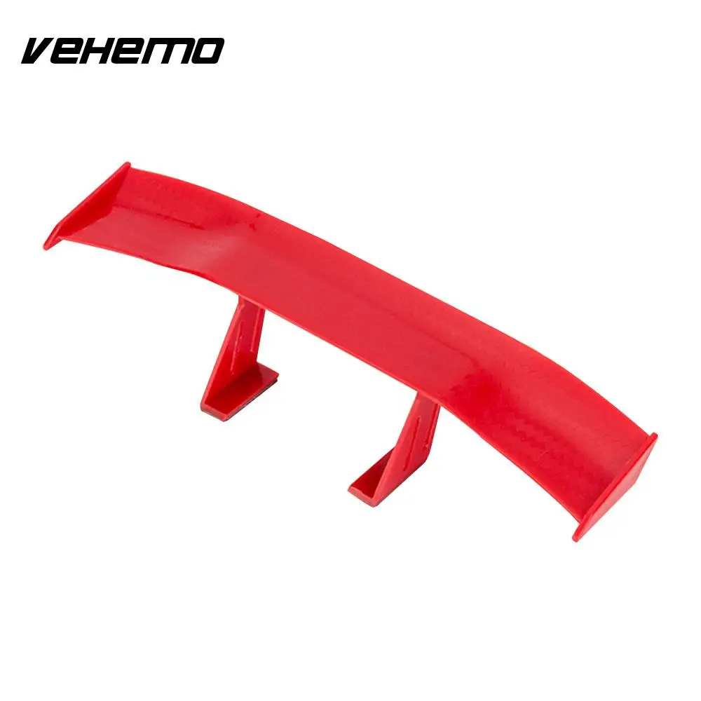 Car Auto Gear Tail Spoiler Plastic Textured No Drilling Rear Trunk