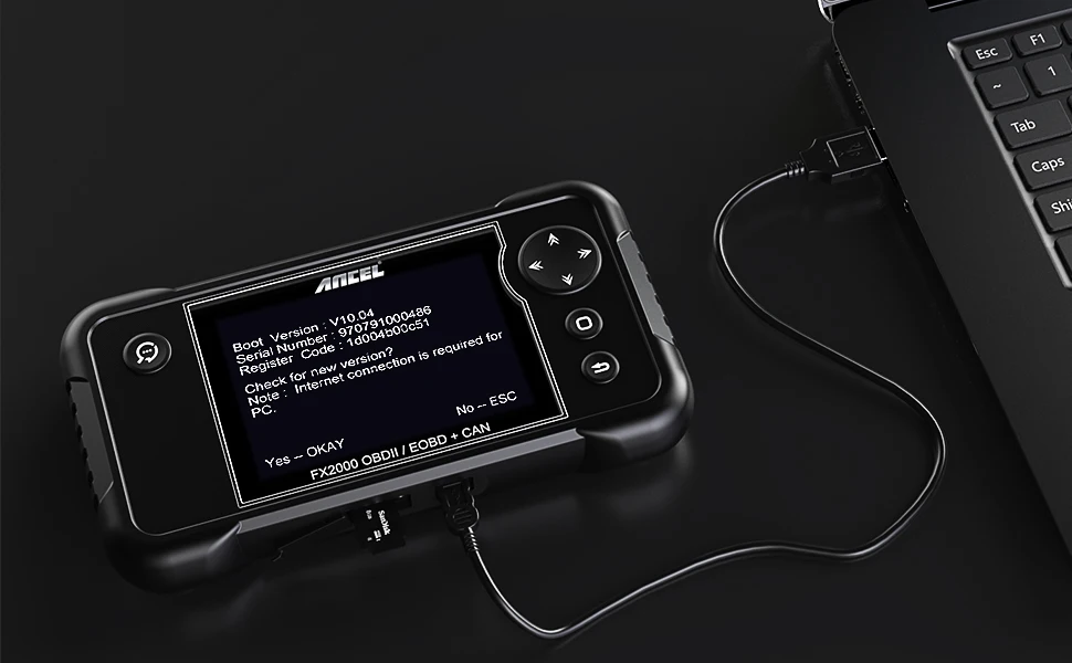 Ancel FX2000 ABS SRS Scanner Auto OBD2 Diagnostic Tool Check Engine