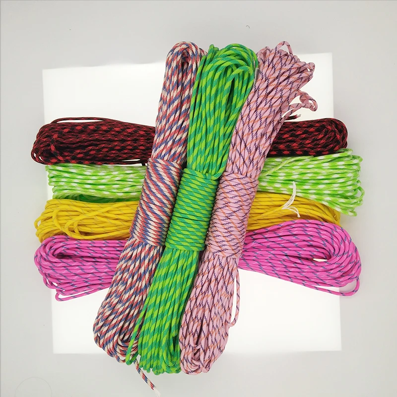 Yougle 550 شعبي مل المواصفات النوع الثالث 7 ستراند paracord المظلة الحبل الحبل الأساسية للصيد £ paracord 100ft 88-94