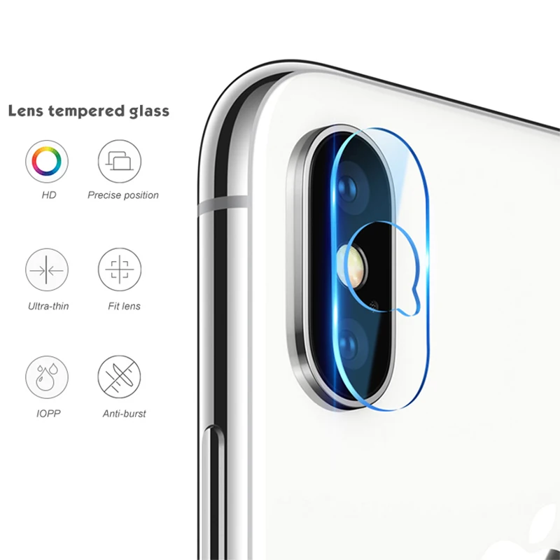 2 шт.! Защитное стекло для объектива камеры iPhone X XR XS 11 Pro Max 7 8 6 6S Plus 5|Защитные стёкла