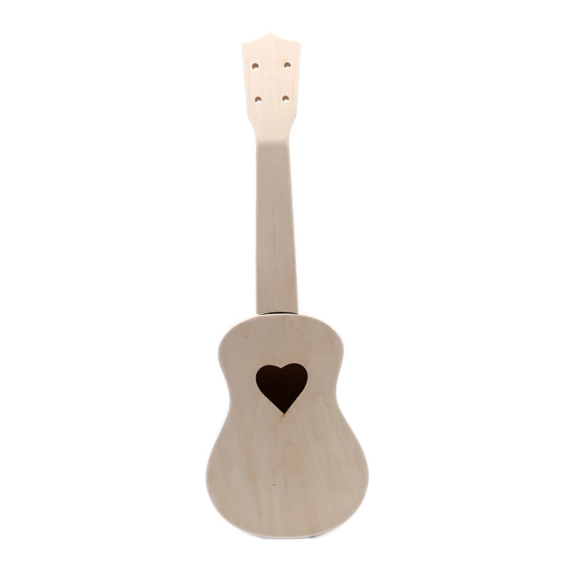 

1 Set For Beginner Amateur Simple DIY 21 Inch Ukulele Kit Fun Kids Children Toy Instruments Ukulele Handwork Support Painting