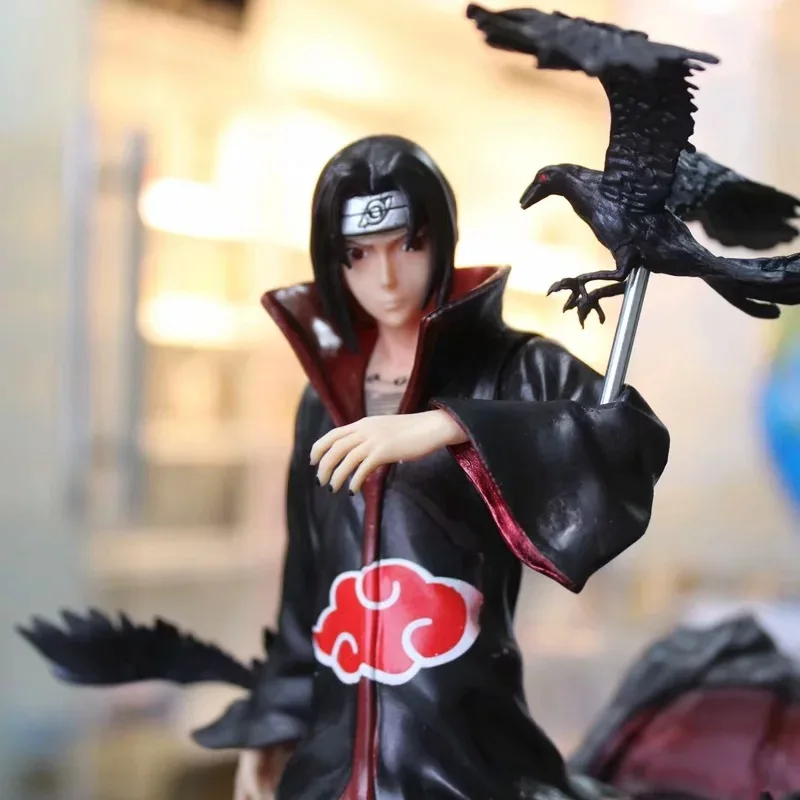 Аниме Наруто Shippuden Akatsuki Uchiha Itachi GK ПВХ Фигурка Статуя Коллекционная модель игрушки