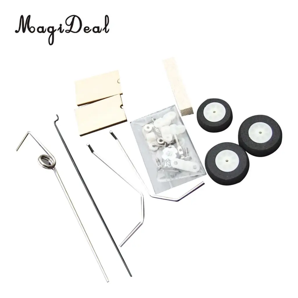 High Quality 1 Set Main Landing Gear Wheel Kit for RC Airplane Modelling Remote Control Parts Replacement