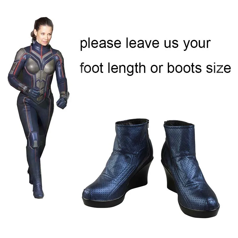 Hot !Superhero Movie Ant-man Cosplay Costume Accessories Shoes Boots Custom-made