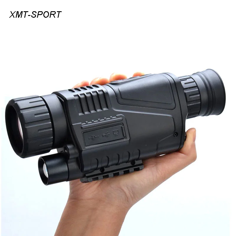 XMT-SPORT Hunting night vision riflescope monocular device digital infrared IR night vision 5x40 camera video