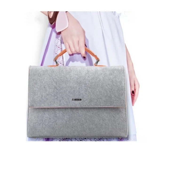 Новая высококачественная Женская и мужская деловое шерстяное фетровая сумка для ноутбука 13 дюймов компьютерный рукав сумка для ноутбука Дорожный чемодан сумка для файлов