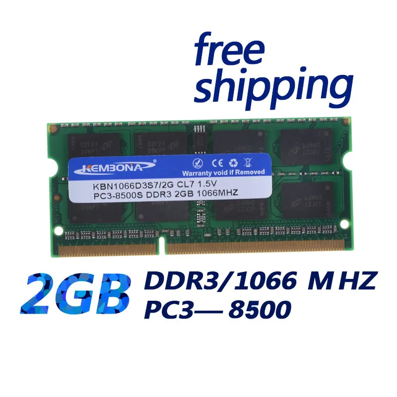  KEMBONA New Brand Sealed SODIMM Memory Ram Memoria Notebook Laptop DDR3 1066Mhz / 1333Mhz / 1600Mhz
