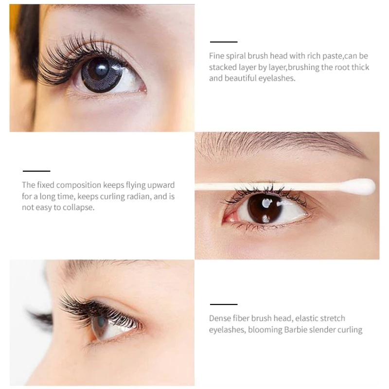 2019 Mascara Long Black Thick Lash Eyelash Extension Waterproof Curling Eye Makeup Smudge-Proof Long-Lasting Liquid Mascara 2019 Mascara Long Black Thick Lash Eyelash Extension Waterproof Curling Eye Makeup Smudge-Proof Long-Lasting Liquid Mascara