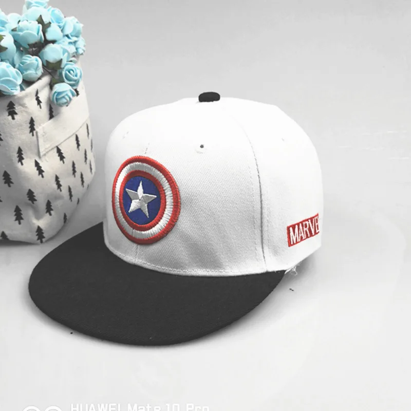 Мстители Капитан Америка весна лето Snapback кепки s Дети Бейсболка gorra marvel Регулируемая косточка Snapback Casquette шляпа