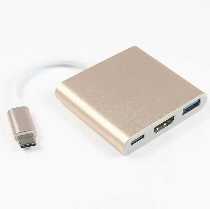 Usb type-C к HDMI USB 3,0 адаптер для зарядки конвертер USB-C 3,1 адаптер для MacBook Pro Pixel huawei Mate10 samsung