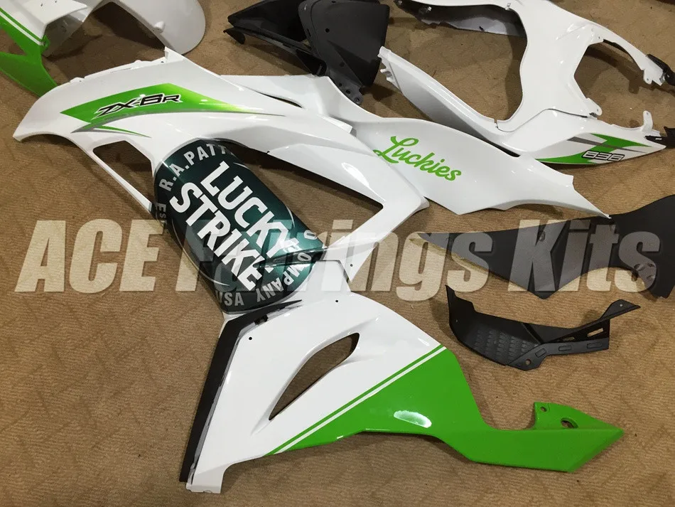 Abs Обтекатели комплект подходит для kawasaki Ninja ZX6R 636 599 2013 6R 13, 14, 15, 16, 17, ZX-6R Кузов Набор изготовленный на заказ счастливая