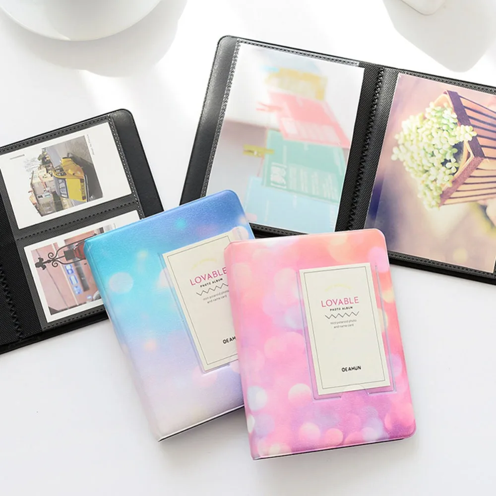 Фотоальбом Starry Sky 64 кармана 3 дюйма для Fujifilm Instax Mini пленочный альбом 9 8 7s 90 70 25