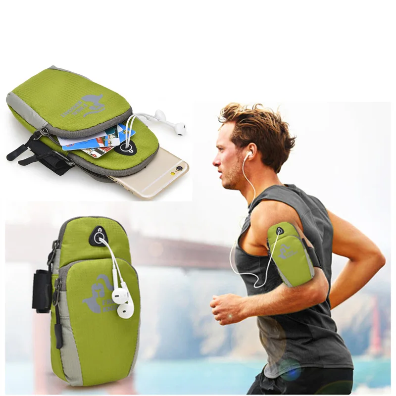 

Universal waterproof Nylon Running Arm Band Cases for iphone 6 6S Plus 5 5S sport arm band gym bag for samsung galaxy S7 S6 edge
