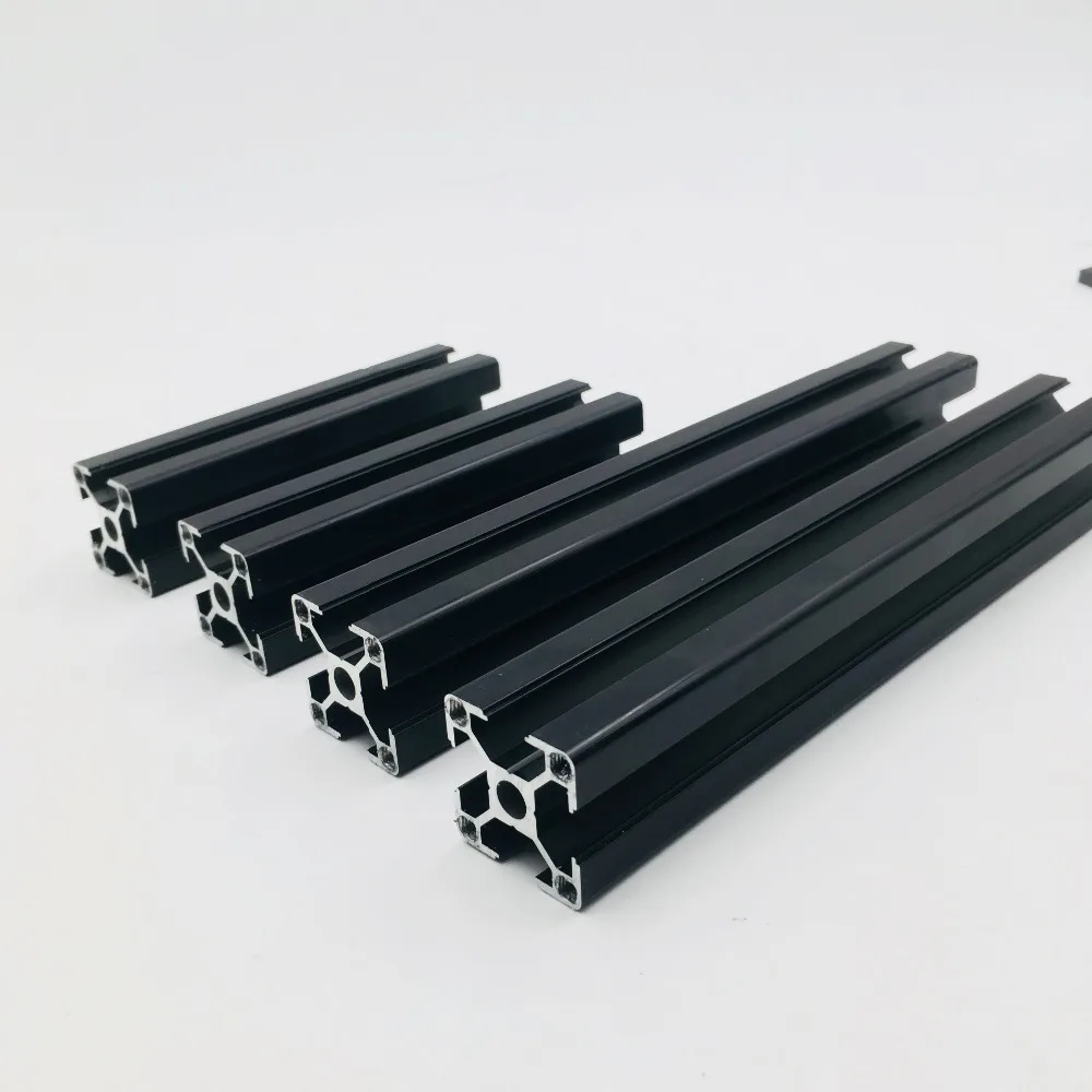 Prusa Preto Anodizado Alumínio Extrusões Kit 3030 Perfis i3 Mk3 - Imagem 2