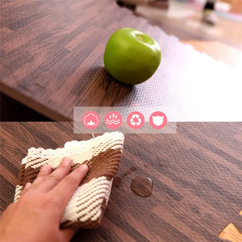 60*60 см tapete infantil детский игровой коврик из пены имитация дерева пазл Пол Детский