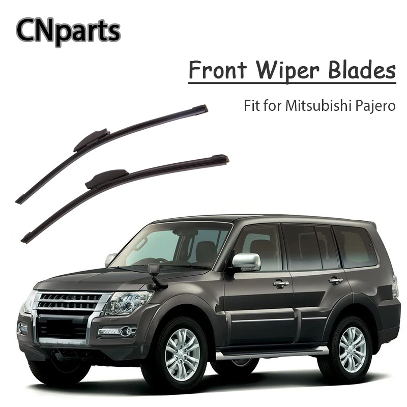 CNparts Car Windshield Rubber Front Wiper Blades Arm Kit For Mitsubishi
