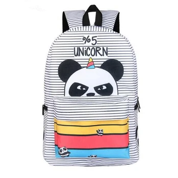 

Kawaii 10 Percent Unicorn Panda Backpack For Teenage Girls Children School Bags Cartoon Backpack Kids Book Bag Schoolbags Gift