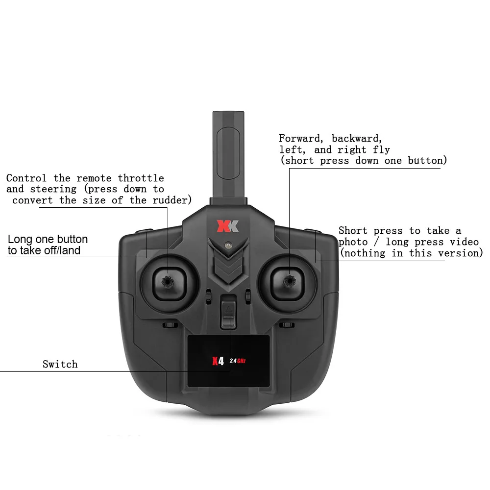 Wltoys Xk X420 RC самолет 6CH 3d/6g взлета и посадки трюк дистанционного Управление самолет