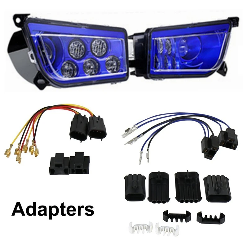 

2Pcs LED Headlight Assembly Kit for Polaris 2014-2016 RZR XP 1000 RZR900