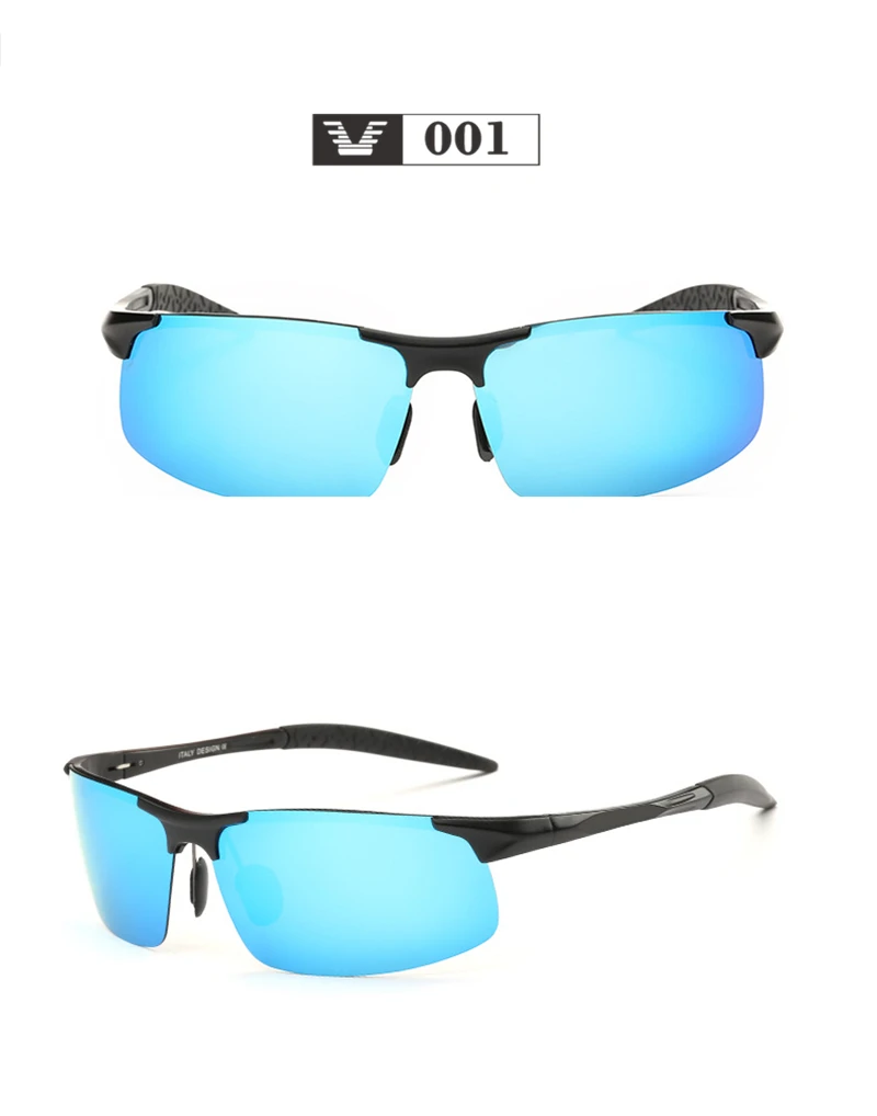 HD Vision солнцезащитные очки поляризационные для мужчин очки солнечные очки для вождения солнцезащитные очки - Цвет линз: 001
