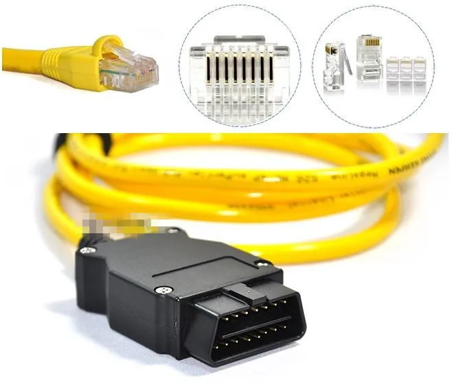 Кабель для передачи данных для bmw ENET Ethernet для OBD 2 Интерфейс E-SYS данных ICOM кодирование для F-serie