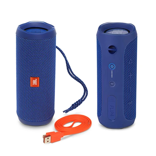 JBL Flip4 Беспроводной маленький Bluetooth Динамик МУЗЫКИ калейдоскоп 4 аудио Водонепроницаемый Мощность звук Выход Мощность 2x8 Вт 70 Гц-20 кГц - Цвет: blue